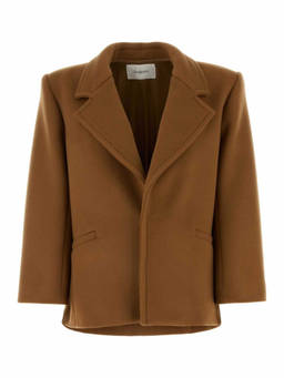 Saint Laurent - Brown Single-Breasted Wool Coat (S)