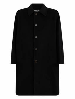 MM6 Maison Margiela - Black Regular Wool Coat