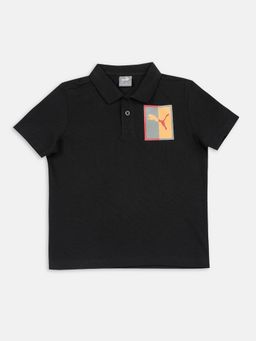 Puma - Graphic Boys Black T-shirt