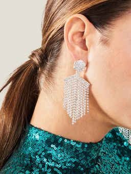 Accessorize London - Womens Statement Waterfall Earrings