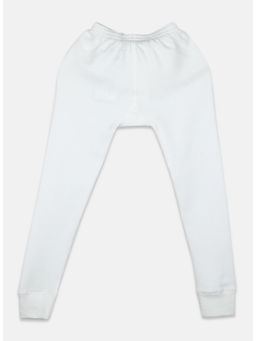 Monte Carlo - White Cotton Skinny Fit Textured Tapered Thermal