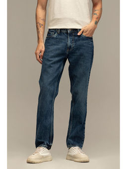Snitch - Refined Navy Blue Relaxed Fit Jeans