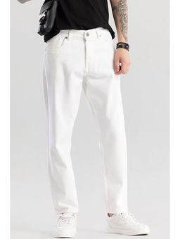 Snitch - Frosty White Baggy Fit Jeans