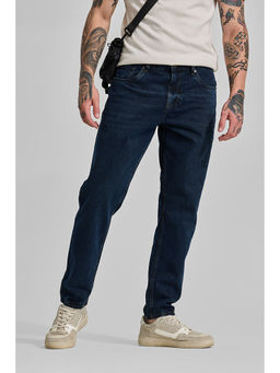 Snitch - Navy Blue Baggy Fit Jeans