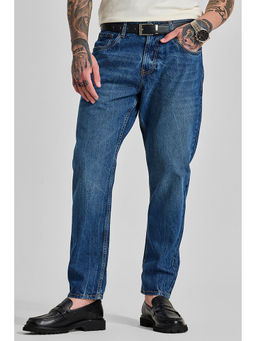 Snitch - Blue Baggy Fit Jeans