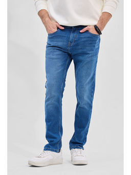 Snitch - Blue Washed Slim Fit Jeans