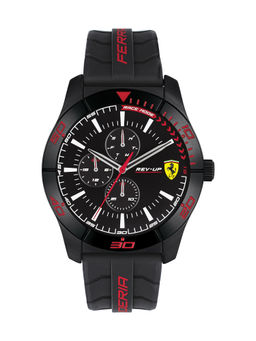 Scuderia Ferrari - REV-UP Black Dial Multifunction Watch For Men 0830809