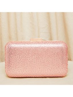 Peora - Rose Gold Clutch Purses for Women Handmade Evening Bridal Clutch - C92C