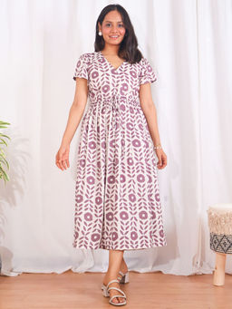 Sivaka India - Fit and Flare Leah Midi Dress