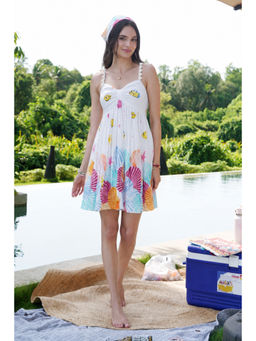 All Eyes On You - Aeoy Marina White Mini Dress