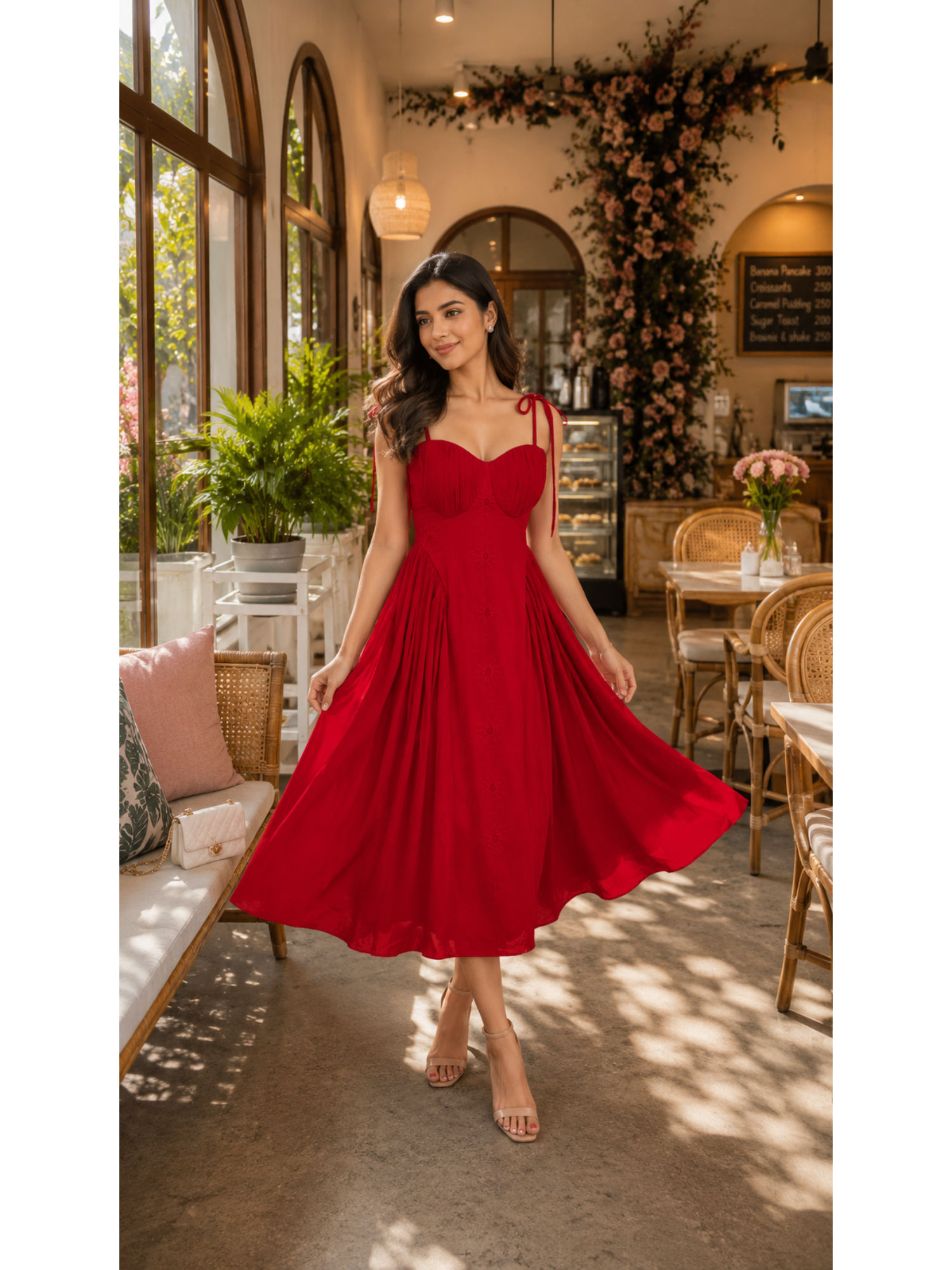 Rose Red Corset Dress-picture-11