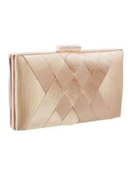 Soft gold clutch bag clearance
