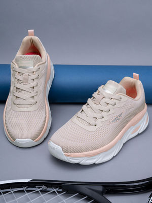 Red Tape - Women Textured Beige Walking Shoes