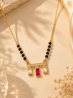 Mystic - Ruby Pendant Mangalsutra