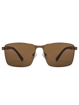 Vincent Chase - by Lenskart Brown Rectangle Sunglasses-VC S13969