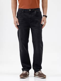 Crocodile - Mens Black Denim Comfort Fit Twill Jeans