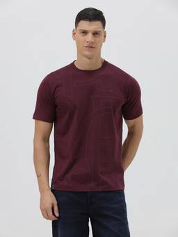Crocodile - Mens Placement Print Cotton T-Shirt