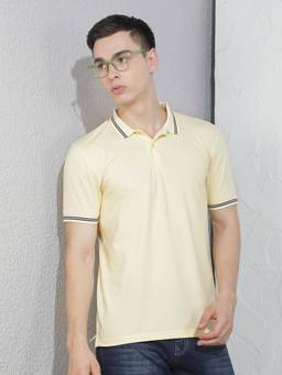 CRIMSOUNE CLUB - Mens Yellow Polo T-Shirt