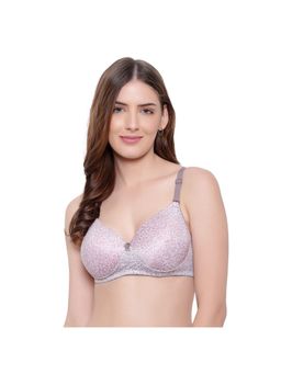 BRACHY - Women Full Coverage Convertible Straps Non-Wired Padded Everyday T-Shirt Bra Cream