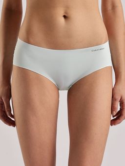 Calvin Klein - Blue Solid Low Rise Seamless Hipster