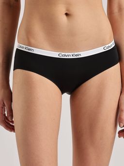 Calvin Klein - Black Solid Low Rise Hipster