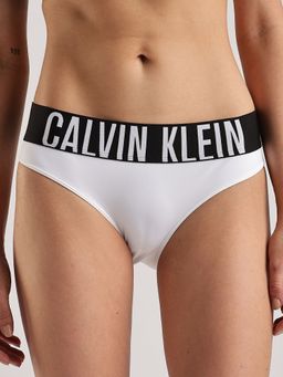Calvin Klein - White Solid Low Rise Bikini Panty