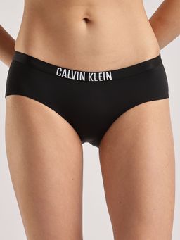 Calvin Klein - Black Solid Low Rise Hipster