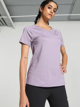 Puma - Women Lavender Run Cloudspun T-Shirt