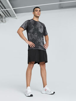 Puma - Mens Grey M Studio Yogini Lite Aop T-Shirt