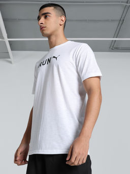 Puma - Mens White Solid Run T-Shirt