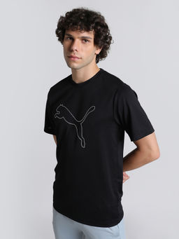 Puma - Mens Black M Commercial T-Shirt