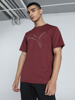 Puma - Mens Red M Commercial T-Shirt