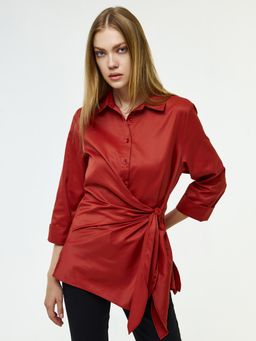 Cover Story - Red Satin Shirt