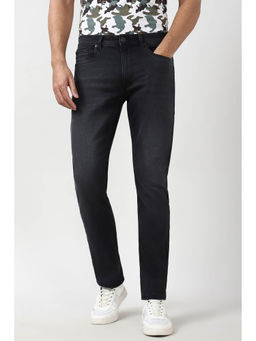Peter England - Men Black Light Wash Jeans
