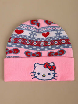 Kidsville - Official Hello Kitty Winter Beanie - Pink (7-12 Years)
