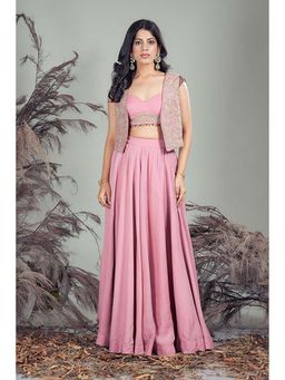 RIRASA - Ragini Pink Skirt With Jacket And Blouse