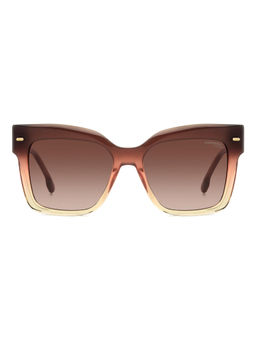 CARRERA - Womenss Brown Shaded Lens Square Sunglasses with 100% Uv Protection