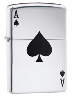 Zippo - Simple Spade Design Windproof Pocket Lighter