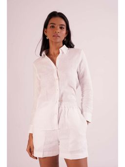 Veranno Studio - Canary White Shirt