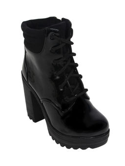 Catwalk - Black Solid Boots