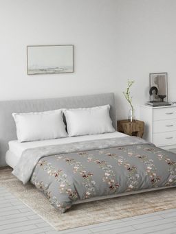 Ddecor Live Beautiful - Primary Collection Reversible Queen Dohar- Grey