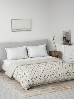 Ddecor Live Beautiful - Primary Collection Reversible Queen Dohar- Blue