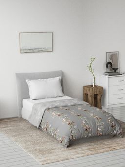 Ddecor Live Beautiful - Primary Collection Reversible Single Dohar- Grey