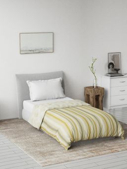 Ddecor Live Beautiful - Primary Collection Reversible Single Dohar- Yellow