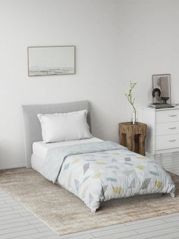 Ddecor Live Beautiful - Primary Collection Reversible Single Dohar- Blue