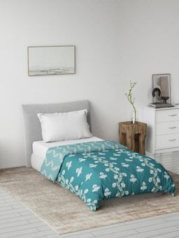 Ddecor Live Beautiful - Primary Collection Reversible Single Dohar- Blue