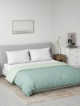 Ddecor Live Beautiful - Spectrum 180TC Reversible King Quilt - Turquoise