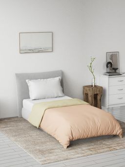 Ddecor Live Beautiful - Spectrum Collection 180TC Reversible Single Quilt - Orange