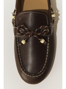 H&M - Women Brown Deck Moccasins