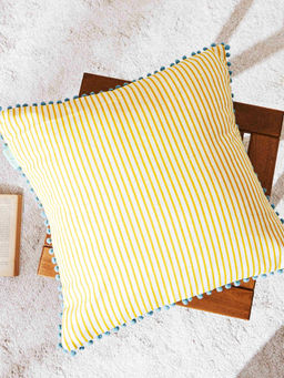Chumbak - Pixel Striped Cushion Cover (16x16 inches)